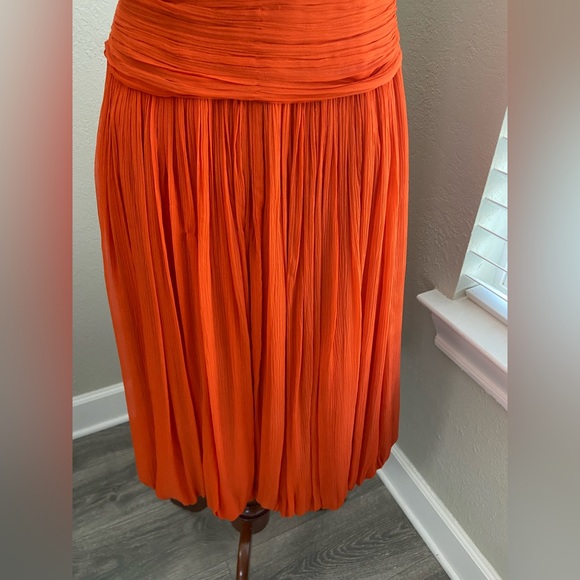 BCBG MaxAzria Silk Cocktail Special Occasion Dress Size 6 - Picture 3 of 16